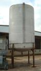 Used- Tank, 5000 Gallon, 316 Stainless Steel, Vertical. Approximately 8' diameter x 18' tall, Dome top and dish bottom. Top ...