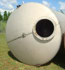 Used- Tank, 5000 Gallon, 316 Stainless Steel, Vertical. Approximately 8' diameter x 18' tall, Dome top and dish bottom. Top ...