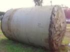 Used Tank, Approximate 5000 Gallon, Stainless Steel, Horizontal. Approximate 102