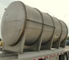 Used Florida Tank and Container Pressure Tank, 6000 gallon, 316L stainless steel, horizontal. 96
