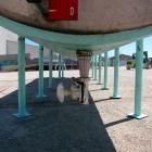 Used 5,500 Gallon Stainless Steel Tank