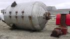 Used Canadian Pipe And Steel Fabricators Pressure Tank, 5500 Gallon, 316 Stainless Steel, Vertical. 108’’ Diameter x 128’’ straight side, dished top and bottom. Internal rated 300 psi at 200 degrees ...