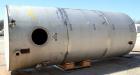 Used Tank, 5,700 Gallon, 304 Stainless Steel, Vertical.  Approximately 90’’ diameter x 210’’ straight side.  Coned top, flat bottom.  Openings: top (2) 3’’, 10’’, 4-1/2’’ NPT; side 3’’, 19’’ manway, ...