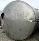 Used Tank, 5,000 Gallon, 304 Stainless Steel, Vertical. Approximate 102