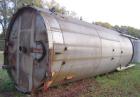 Used Tank, Approximate 16,000 Gallon Stainless Steel, Vertical. Approximate 120