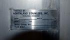 Used Northland Stainless Tank, Approximate 8000 Gallon, Stainless Steel, Vertical. Approximate 120