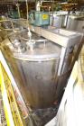Used Northland Stainless Tank, Approximate 8000 Gallon, 316 Stainless Steel, Vertical. Approximate 126” diameter x 144” straight side, dished top & bottom. Stainless steel agitator bridge with a Ligh...