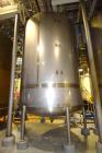 Used Northland Stainless Tank, Approximate 8000 Gallon, 316L Stainless Steel, Vertical. Approximate 120” diameter x 156” straight side, flat top, dished bottom. Internal rated 1 psi at -20 to 160 deg...