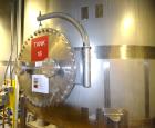 Used Northland Stainless Tank, Approximate 8000 Gallon, 316L Stainless Steel, Vertical. Approximate 120” diameter x 156” straight side, flat top, dished bottom. Internal rated 1 psi at -20 to 160 deg...