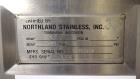 Used Northland Stainless Tank, Approximate 8000 Gallon, 316L Stainless Steel, Vertical. Approximate 120” diameter x 156” straight side, flat top, dished bottom. Internal rated 1 psi at -20 to 160 deg...