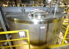 Used Northland Stainless Tank, Approximate 8000 Gallon, 316L Stainless Steel, Vertical. Approximate 120” diameter x 156” straight side, flat top, dished bottom. Internal rated 1 psi at -20 to 160 deg...
