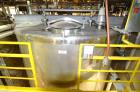Used Northland Stainless Tank, Approximate 8000 Gallon, 316L Stainless Steel, Vertical. Approximate 120” diameter x 156” straight side, flat top, dished bottom. Internal rated 1 psi at -20 to 160 deg...