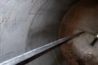 Used Tank, 10,000 Gallon, 304 Stainless Steel, Vertical.