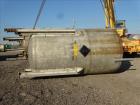 Used Tank, Approximate 5,000 Gallon, 304 Stainless Steel, Vertical.