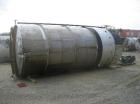 Used-Omni Fab Tank, 5,000 Gallons, Stainless Steel, Vertical. Approximately 84