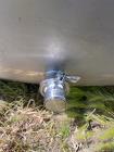 Used Mueller Stainless Steel Tank | Approx. 10,000 Gallon | Dish Top | Cone Bottom | 25' Height