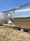 Used Mueller Stainless Steel Vertical Tank, Approx. 10,000 Gallon