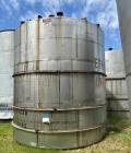 Used Perry Products 10,000 Gallon Stainless Steel Tank – Skirt Mounted, Flat Top & Bottom