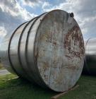 Used Perry Products 10,000 Gallon Stainless Steel Tank – Skirt Mounted, Flat Top & Bottom