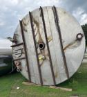 Used Perry Products 10,000 Gallon Stainless Steel Tank – Skirt Mounted, Flat Top & Bottom