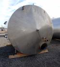 Used Perry Products  5,200 Gallon Tank, Stainless Steel, Vertical.