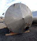 Used- Perry Products  5,200 Gallon Tank, Stainless Steel, Vertical.