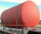 Used- Pfaudler Cold Wall Tank, 5,000 Gallon, 304 Stainless Steel, Horizontal. 96