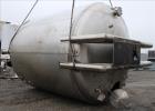 Used- Precision Stainless Mixing Tank, 10,000 Gallon, 316L Stainless Steel, Vertical. Approximate 144