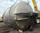 Used Precision Stainless Mixing Tank, 12,000 Gallon, 316L Stainless Steel, Vertical. Approximate 144