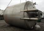Used- Precision Stainless Mixing Tank, 10,000 Gallon, 316L Stainless Steel, Vert