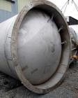 Used Robert Mitchell Pressure Tank, 10,000 Gallon, 316L Stainless Steel, Vertical. Approximate 120