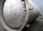 Used Robert Mitchell Pressure Tank, 10,000 Gallon, 316L Stainless Steel, Vertical. Approximate 120