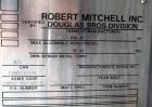 Used Robert Mitchell Pressure Tank, 10,000 Gallon, 316L Stainless Steel, Vertical. Approximate 120