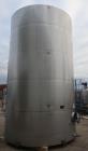 Used- 12,000 Gallon Santa Rosa Stainless Steel Vertical Stainless Jacketed Tank