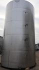 Used- 12,000 Gallon Santa Rosa Stainless Steel Vertical Stainless Jacketed Tank