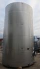Used- 12,000 Gallon Santa Rosa Stainless Steel Vertical Stainless Jacketed Tank