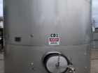 Used- 12,000 Gallon Santa Rosa Stainless Steel Vertical Stainless Jacketed Tank