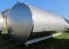 Used- Santa Rosa Approximately 17,000 Gallon Stainless Steel Horizontal Storage Tank. Approximately 10'6