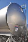 Used- Santa Rosa Approximately 17,000 Gallon Stainless Steel Horizontal Storage Tank. Approximately 10'6