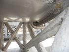 Used Santa Rosa 10,000 Gallon Stainless Steel Horizontal Storage Tank. Approximately 10'6