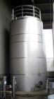 Used Santa Rosa Stainless Steel Storage Tank. API Standard 650. 10,985 Gallon Capacity. Type 304SS Material Construction. Vertical Design. Approximate 10’ Diameter x 18’ Straight Side.  Internal Atmo...