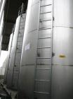 Used Santa Rosa Stainless Steel Storage Tank. API Standard 650. 10,985 Gallon Capacity. Type 304SS Material Construction. Vertical Design. Approximate 10’ Diameter x 18’ Straight Side.  Internal Atmo...