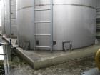 Used Santa Rosa Stainless Steel Storage Tank. API Standard 650. 10,985 Gallon Capacity. Type 304SS Material Construction. Vertical Design. Approximate 10’ Diameter x 18’ Straight Side.  Internal Atmo...