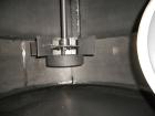 Used Saracco Tank & Mfg Approximately 5,200 Gallon Stainless Steel Storage Tank. Approximately 9' diameter x 11' straight side. Flat bottom and slight cone top. Various top openings including a 17