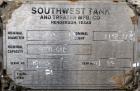 Used Southwest Tank & Treater Tank, 5000 Gallon, Stainless Steel, Vertical. Approximate 108