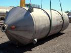 Used- Springs Fabrication Product Hopper/Silo, 739.44 cubic feet (5533 gallon), 304 stainless steel, vertical. Approximately...