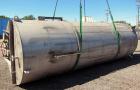 Used- Springs Fabrication Product Hopper/Silo, 739.44 cubic feet (5533 gallon), 304 stainless steel, vertical. Approximately...