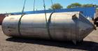 Used Springs Fabrication Product Hopper/Silo, 739.44 cubic feet (5533 gallon), 304 stainless steel, vertical. Approximately 78