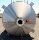 Used Springs Fabrication Product Hopper/Silo, 739.44 cubic feet (5533 gallon), 304 stainless steel, vertical. Approximately 78