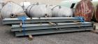 Used- Springs Fabrication Product Hopper/Silo, 739.44 cubic feet (5533 gallon), 304 stainless steel, vertical. Approximately...